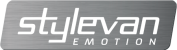 Logo de Stylevan Emotion sur fond métallique