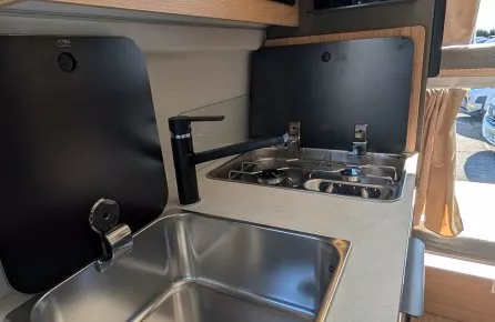 Campereve family van bloc cuisine detail